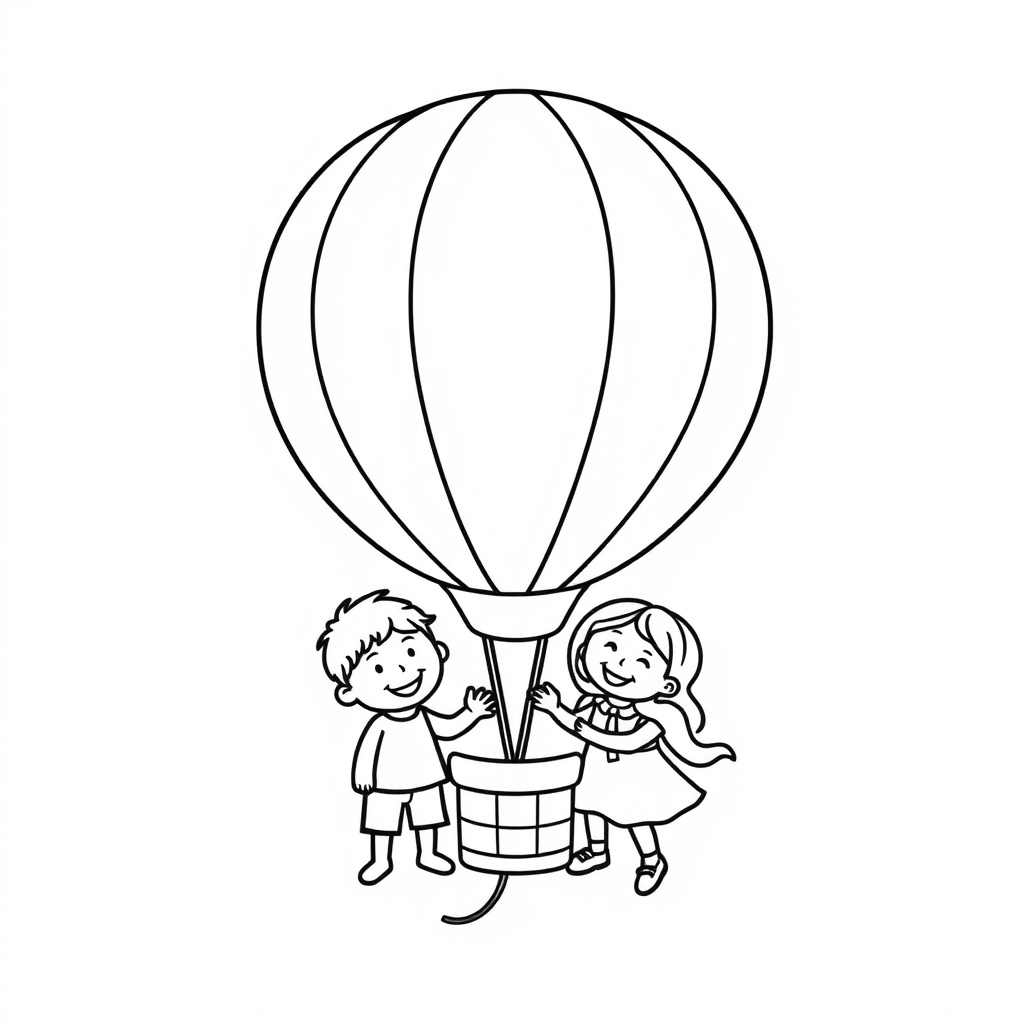 balloon coloring page 7