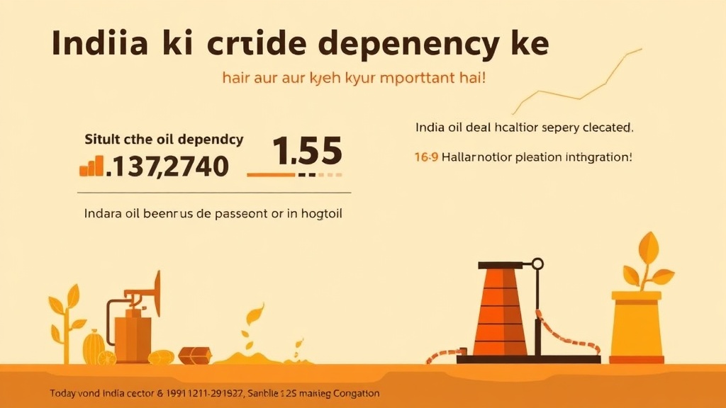 India ki crude oil dependency ke stats kya hain aur yeh kyun important hai?