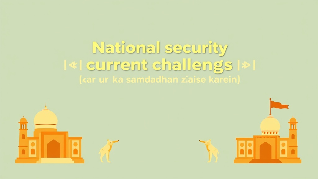 National security policy ke current challenges kya hain aur unka samadhan kaise karein? - BharatBol