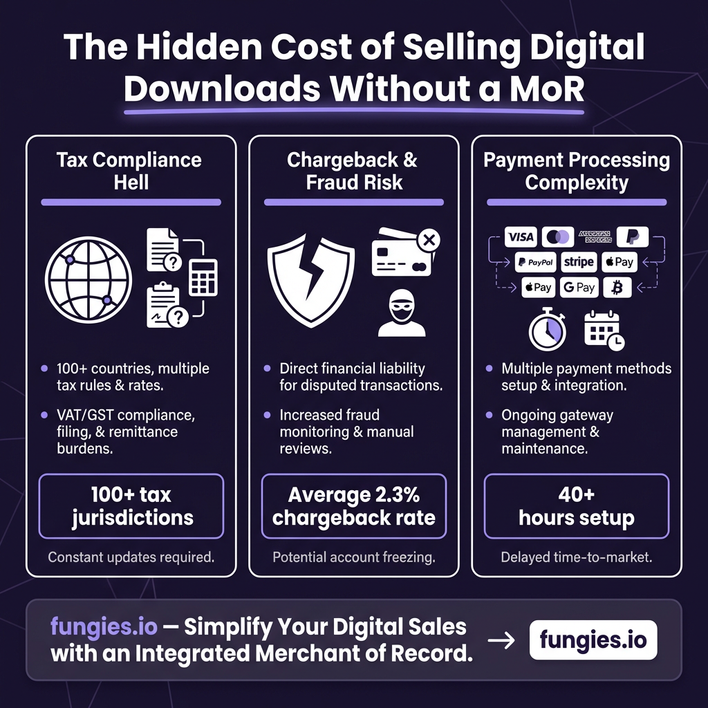 Fungies Now Integrates With WooCommerce: Sell Digital Downloads Globally Without the Tax Headache