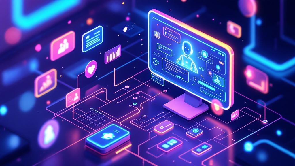 AI customer service tools interface showcasing chatbot and support automation features