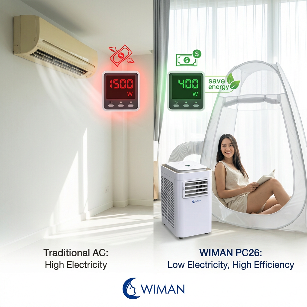 WIMAN AIR แอร์เคลื่อนที่ 9000 BTU รุ่น PC26