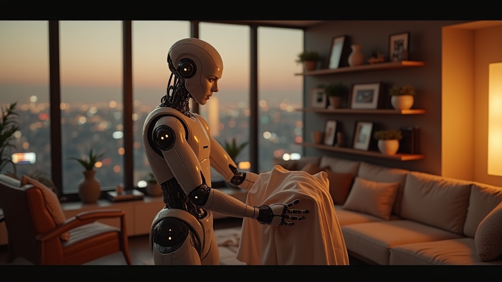 Detalle de las manos biónicas del Robot Humanoide Panther manipulando un objeto.