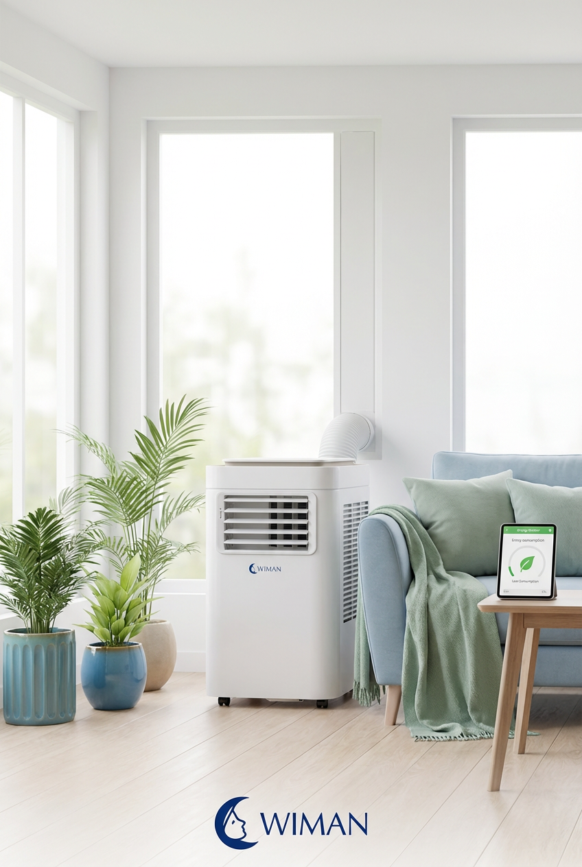 WIMAN AIR 9000 BTU แอร์เคลื่อนที่ประหยัดไฟ