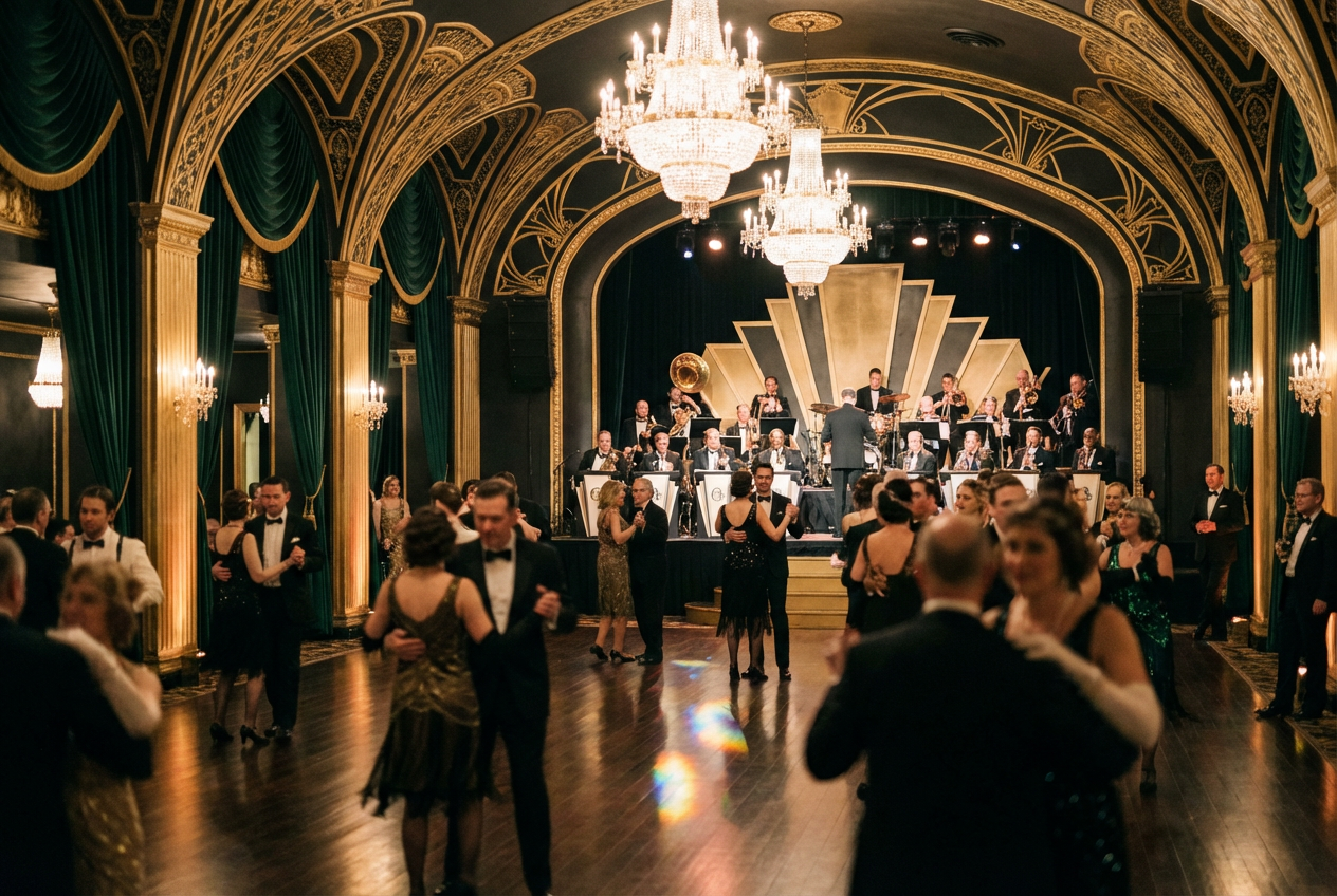 Golden Era jazz music video template