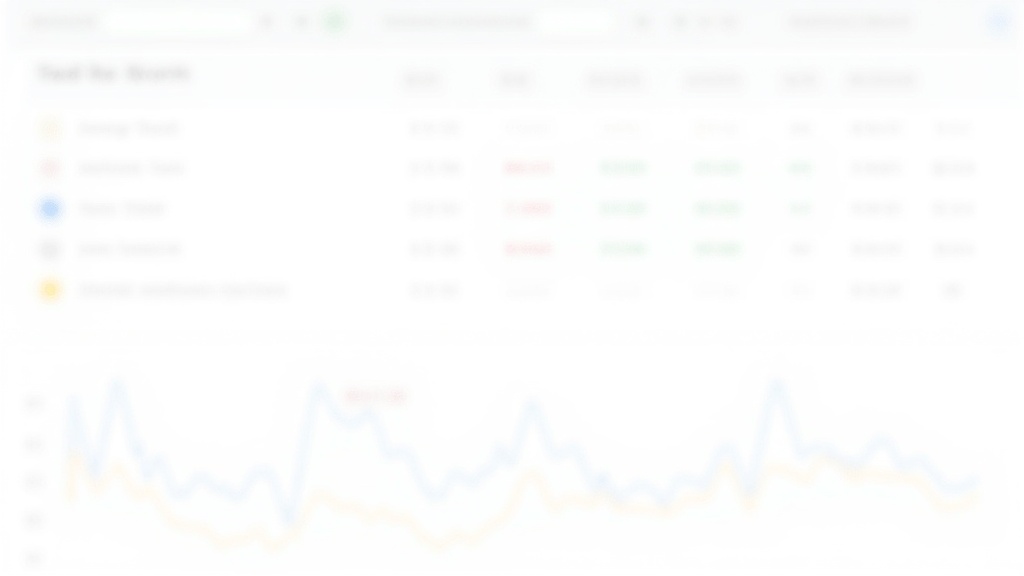 Dashboard showing various SEO metrics including traffic growth, ranking improvements, and conversion rates over a 12-month period