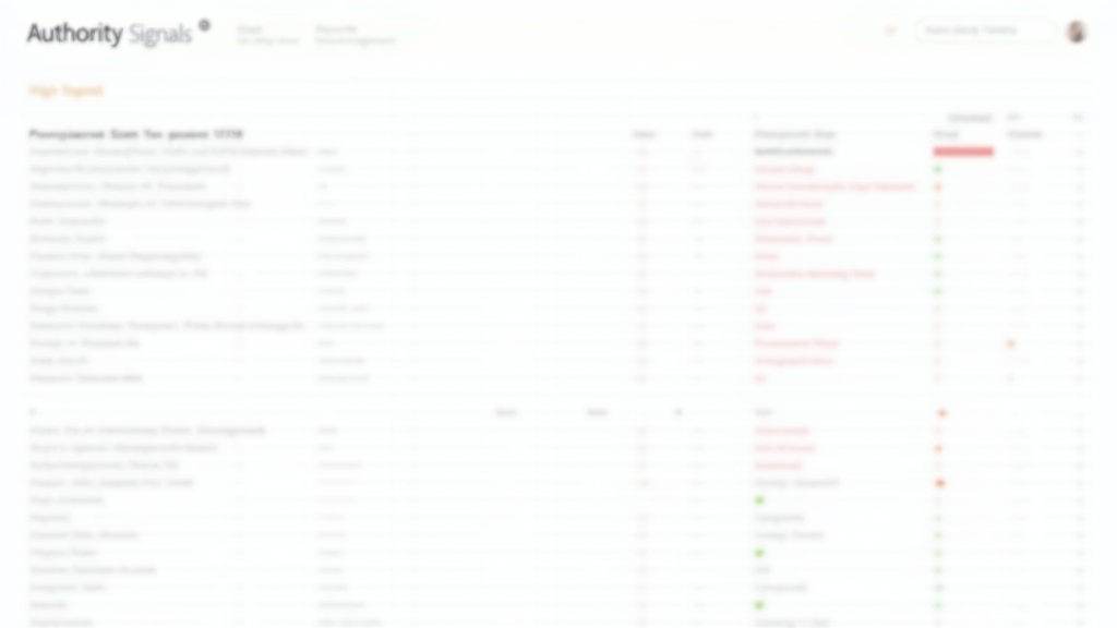 Visual representation of authority signals including high-quality backlinks and brand mentions