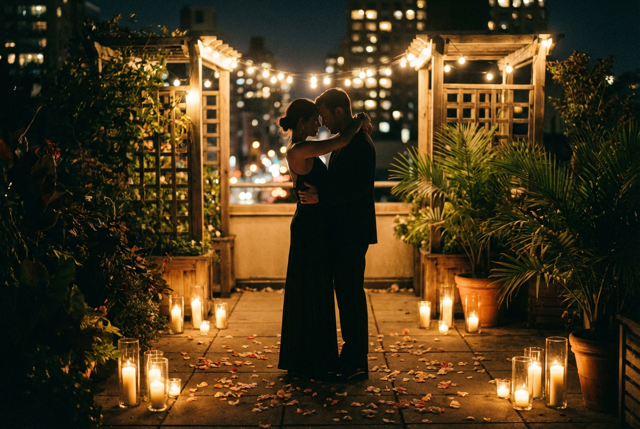 Romantic bachata music video template visual
