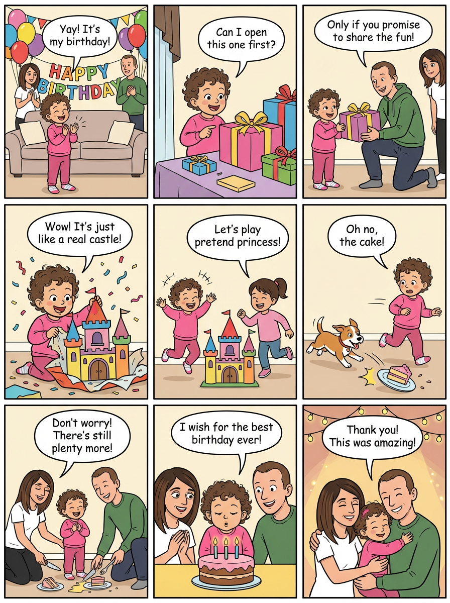 Comic story board