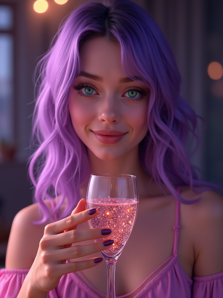 une-jeune-femme-avec-des-cheveux-longs-violets-l3p6tonxue