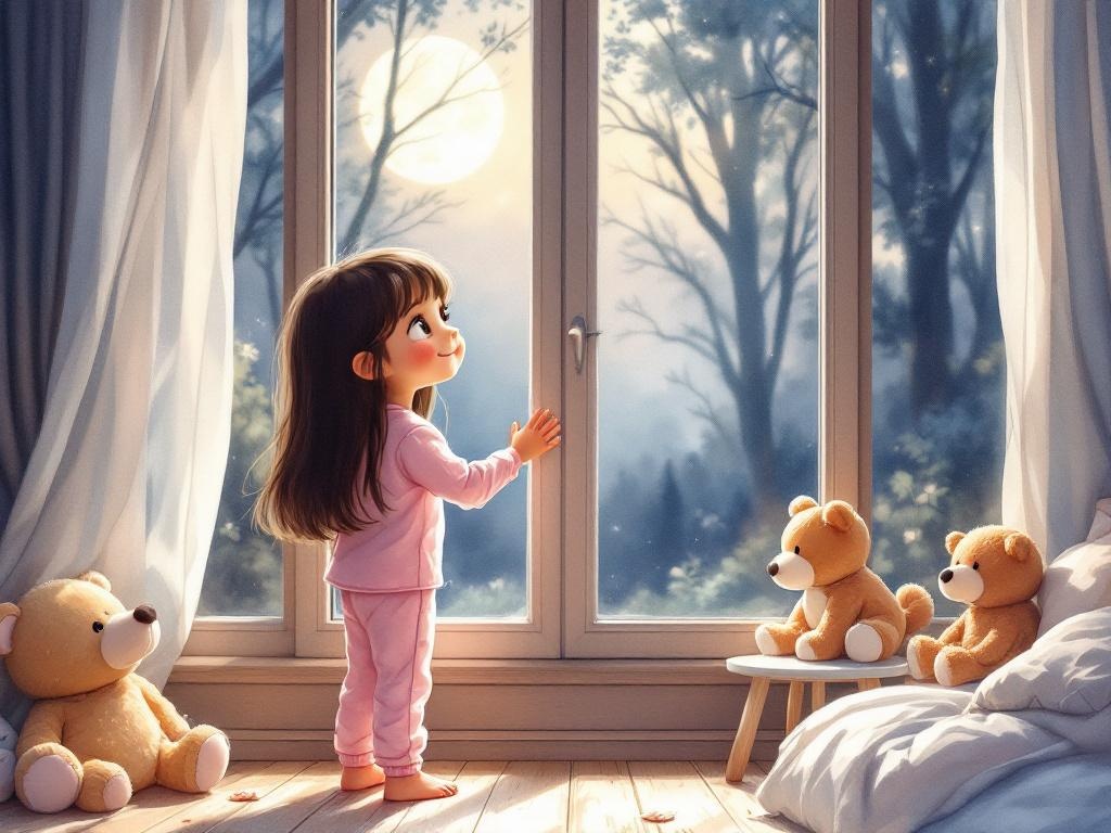 Illustration for Charlee and the Moonlit Forest