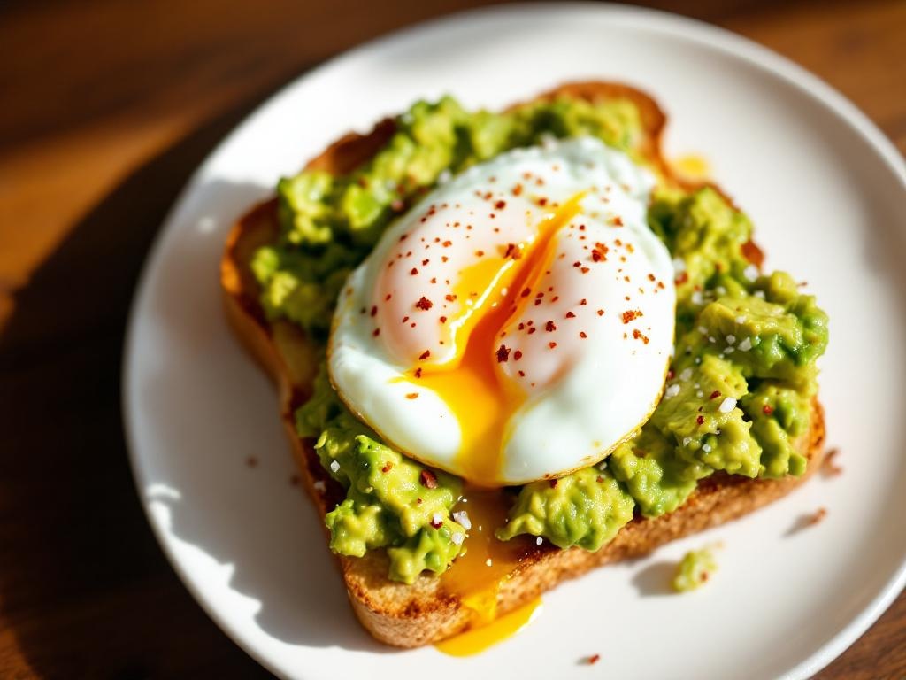 Avocado Toast (Brunch Viral — Sourdough, Lemon, Chilli, Egg Variations)