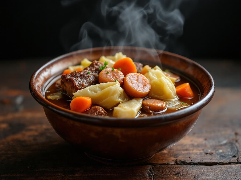 Cassoeula (Lombardian — Pork Rib and Savoy Cabbage Stew)