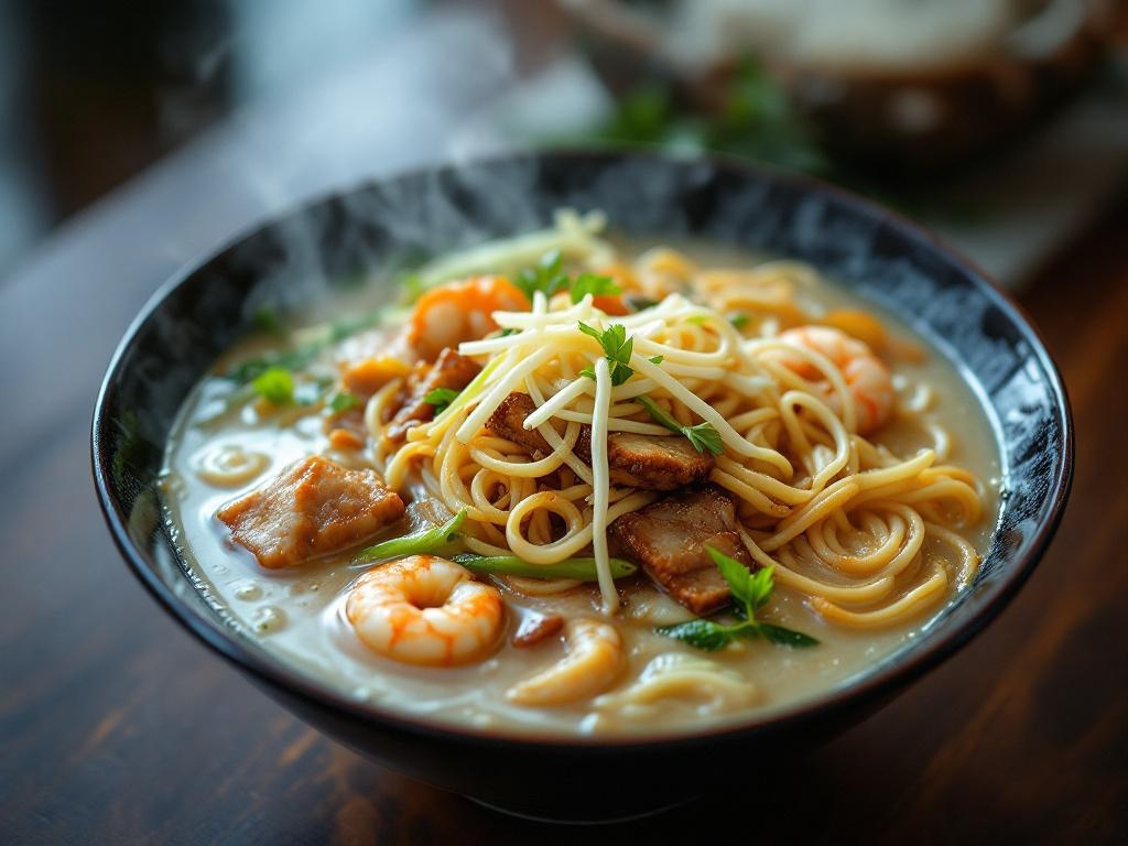 Chanpon (Nagasaki — Pork, Seafood, Vegetable Noodle Soup)