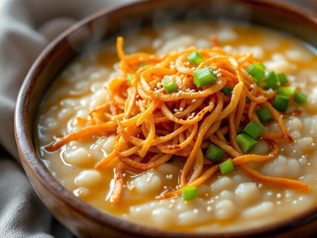 Congee (Naturally Vegan — Mushroom and Ginger)