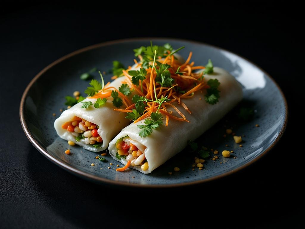 Goi Cuon (Vietnamese Spring Rolls — Tet Preparation)
