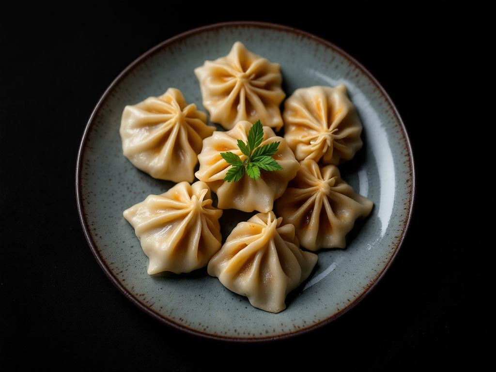 Gyōza (Pan-Fried Dumplings — Crisp Skirt Pleating Technique)
