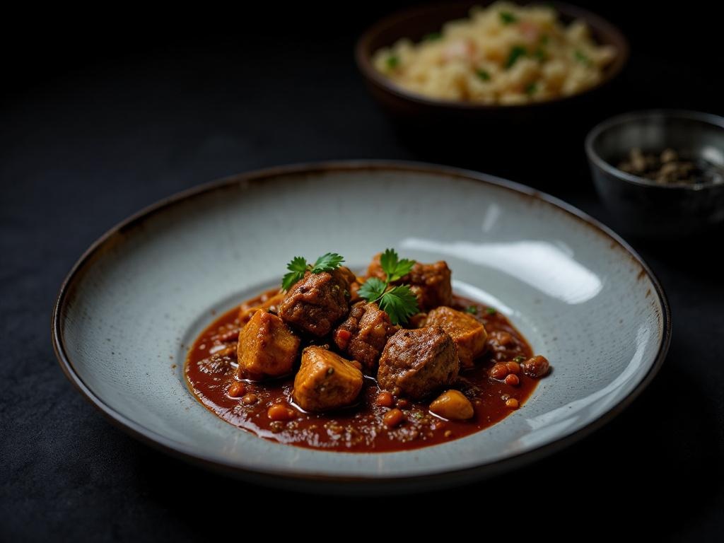 Kashmiri Rogan Josh (Slow Lamb — Kashmiri Chilli, No Onion Base)