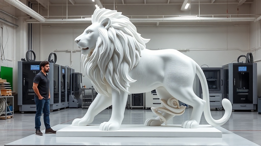 PAMI3D large format 3D printing FDM trade show display model