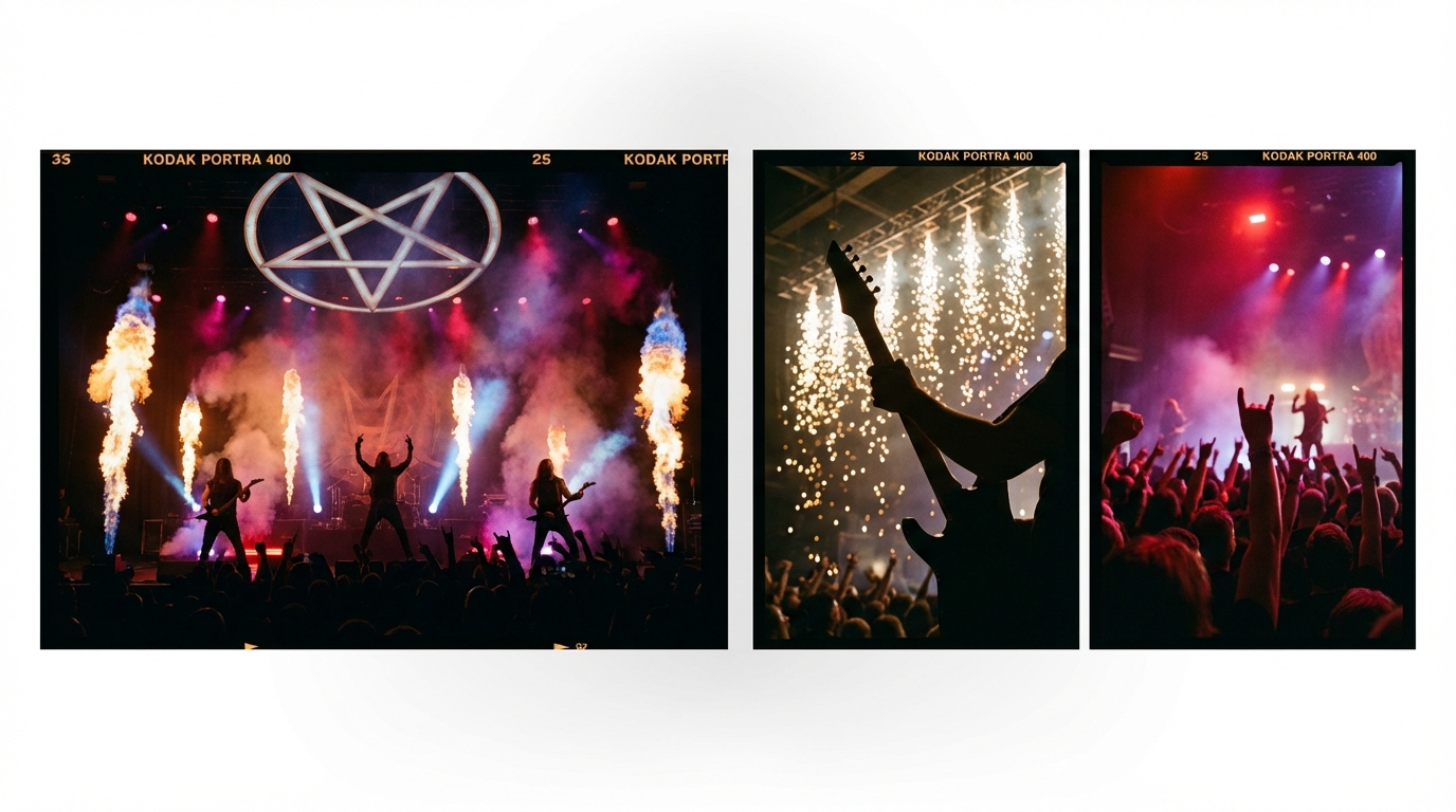 AI Music Video Templates for Metal