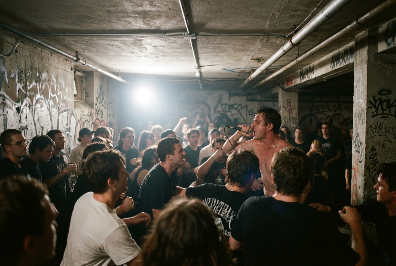 Concrete Pit metalcore music video template