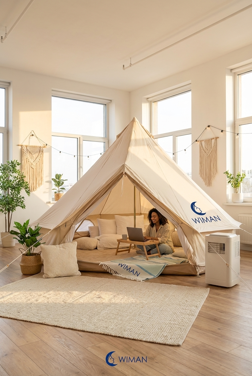 เต็นท์กระโจม WIMAN AIR พร้อมแอร์เคลื่อนที่