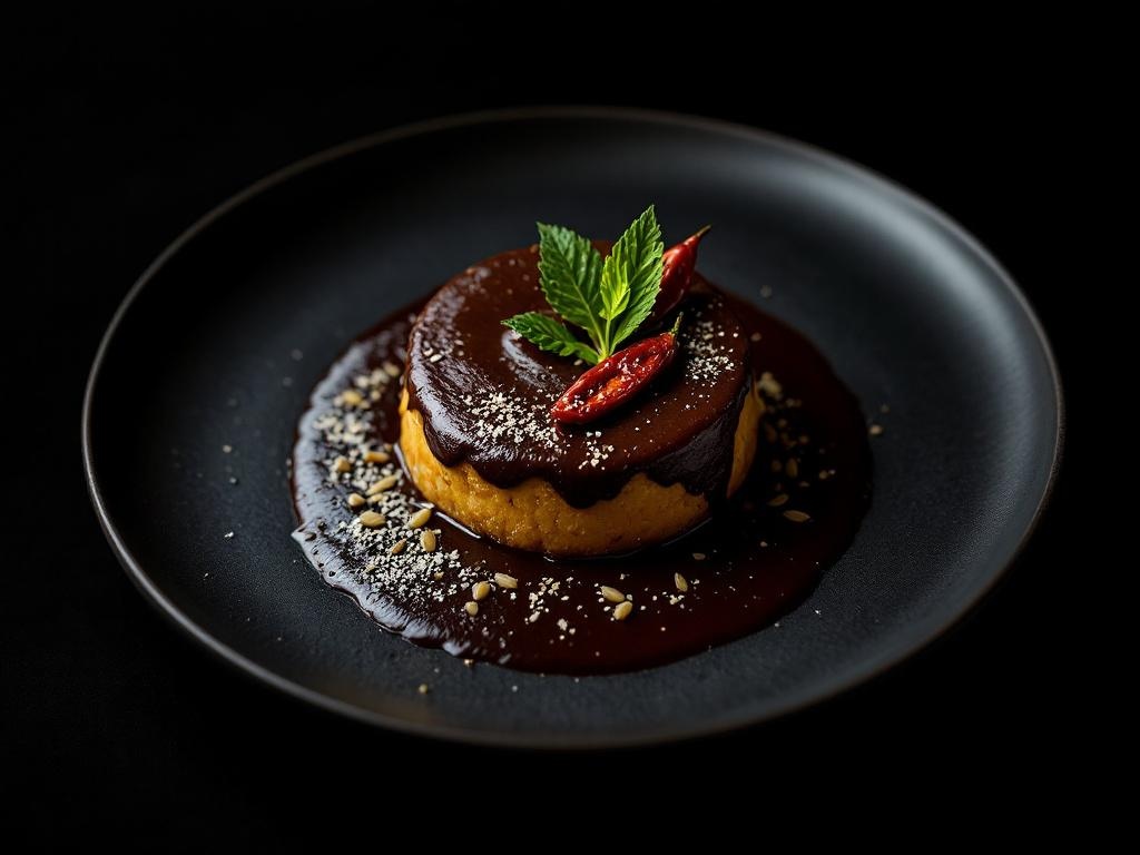 Mole Poblano (Pueblan — Chocolate and Dried Chilli — Turkey Method)