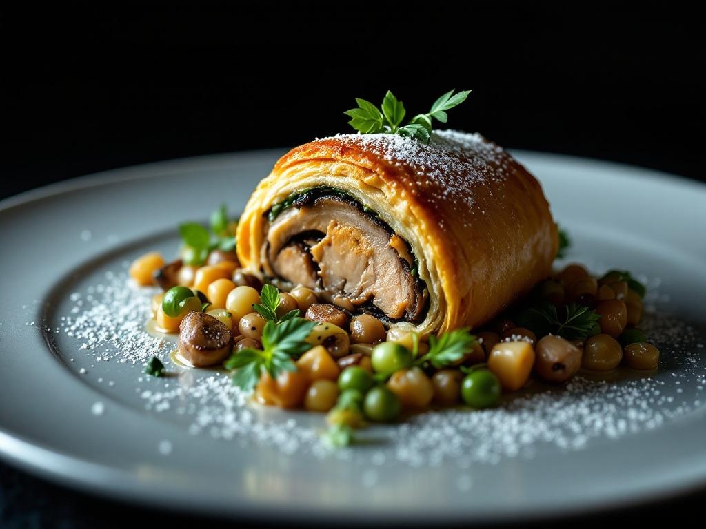 Mushroom Wellington (Vegan Showpiece)