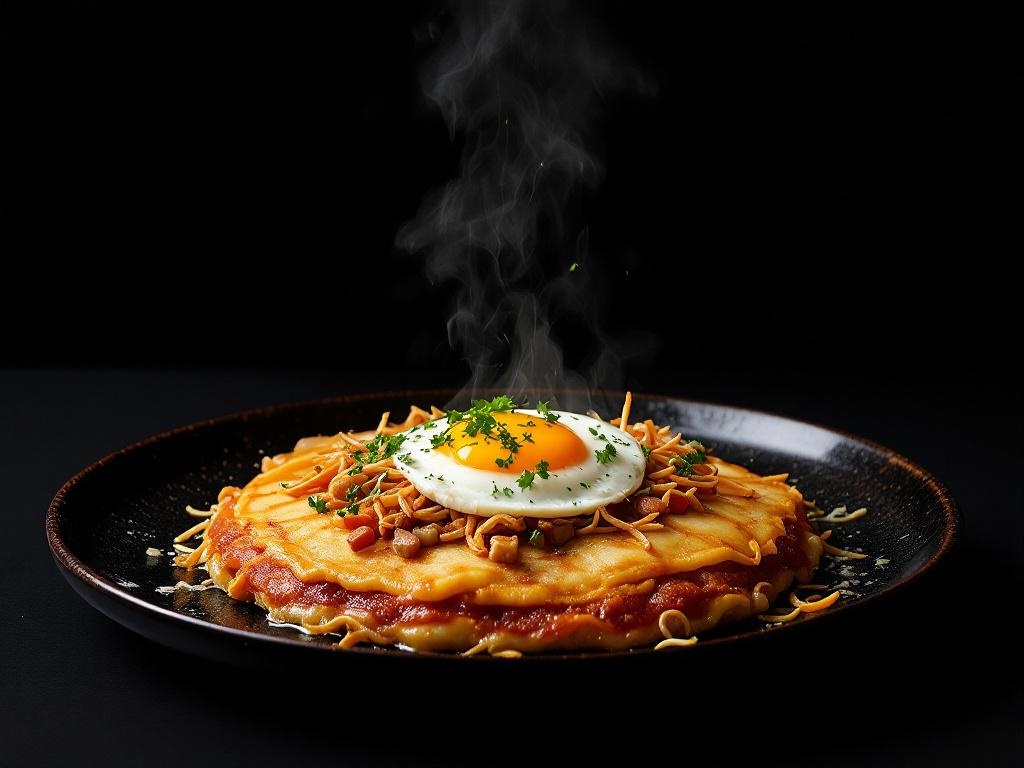Okonomiyaki Hiroshima Style (Layered vs Mixed — Technique Difference)