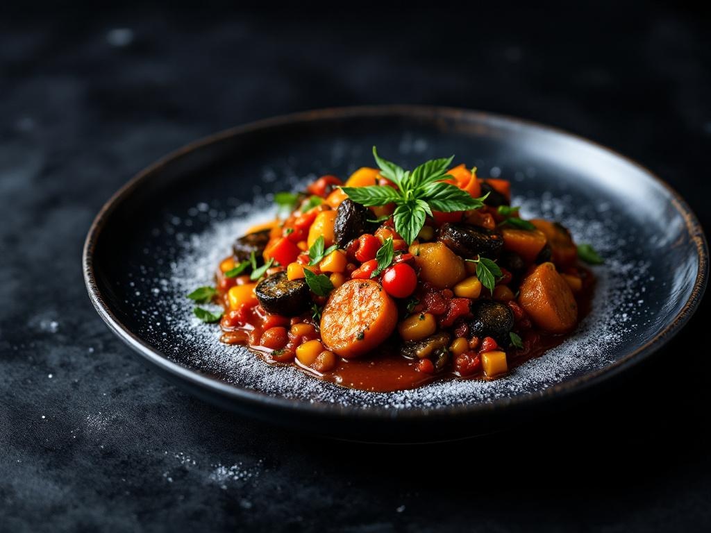 Ratatouille (Naturally Vegan — Confit Byaldi Method)