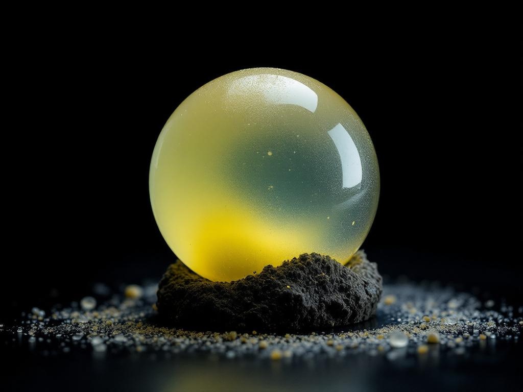 Reverse Spherification (Calcium Lactate Shell Method)