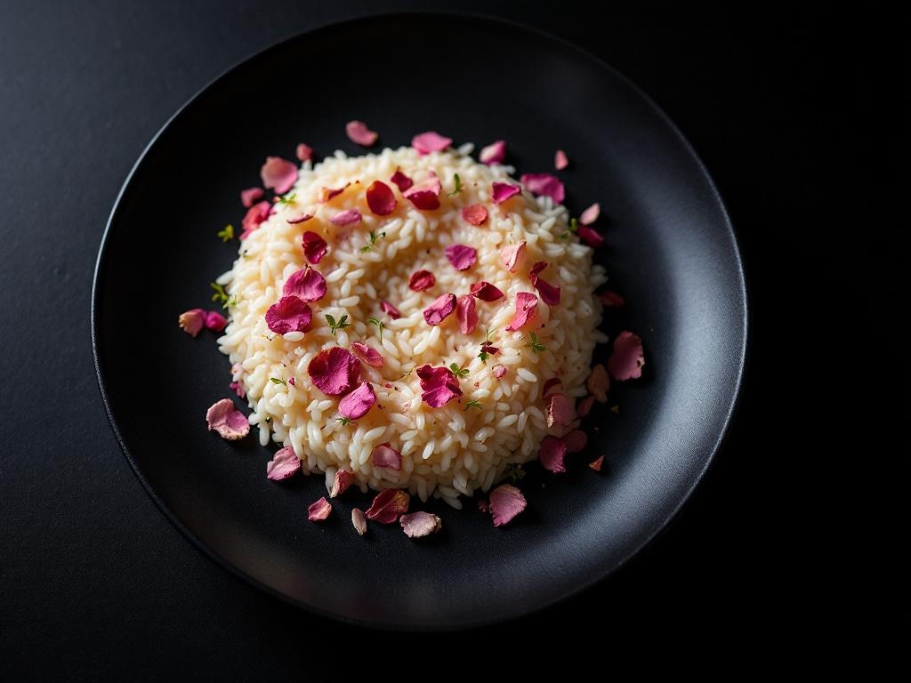 Riz au Lait de Coquelicot (French Mother's Day — Rose Petal Rice Pudding)