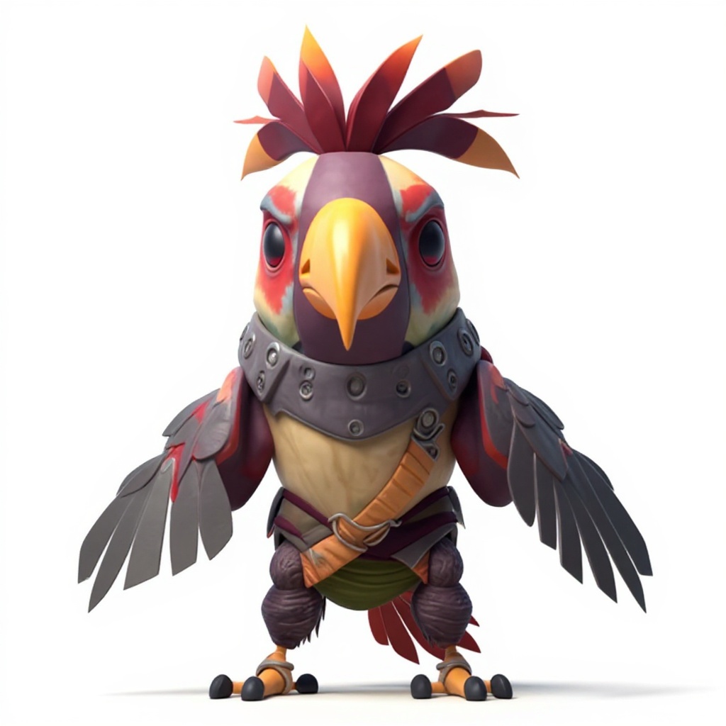 bird-like mechanical creature — free 3D model