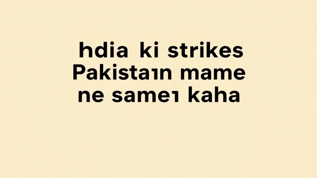 India ki strikes Pakistan mein Trump ne shame kyun kaha? - BharatBol
