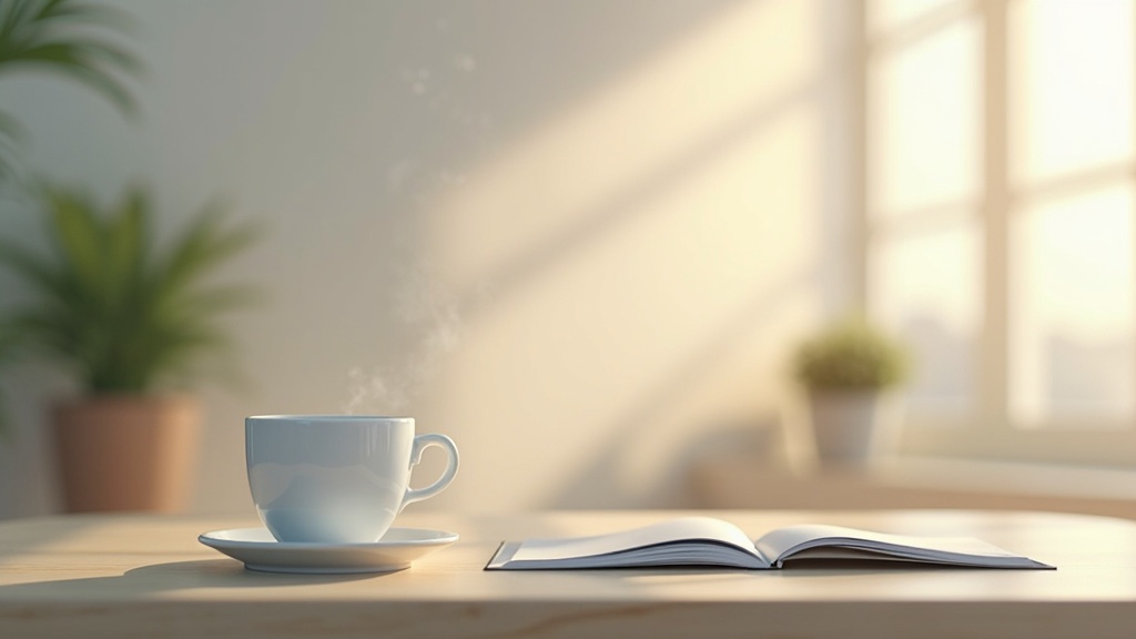 professional morning routine businessman coffee