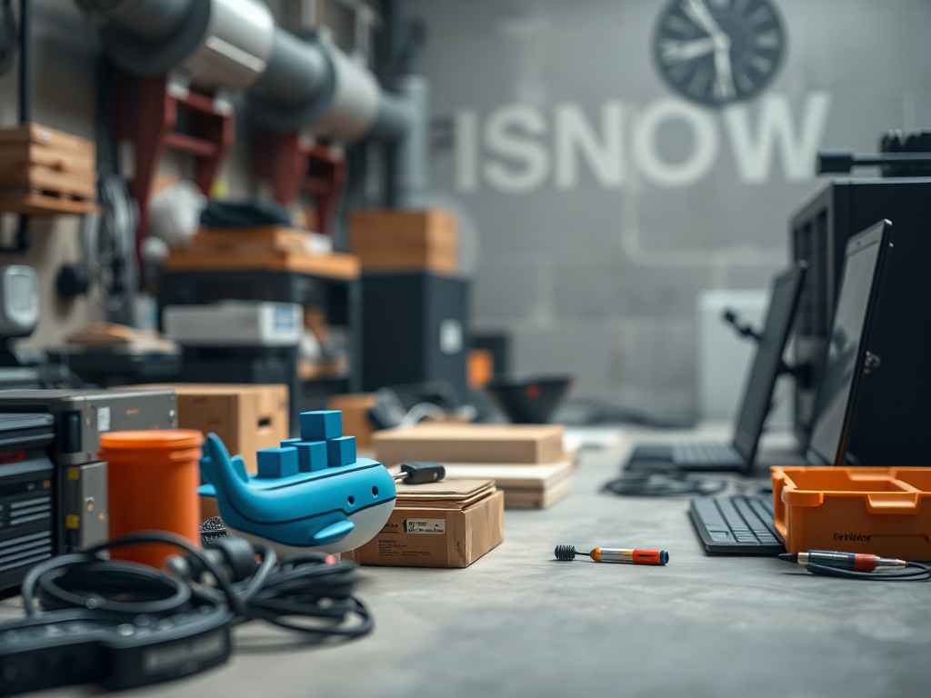 Illustration comparing Docker alternatives for self-hosting containerization solutions and management tools