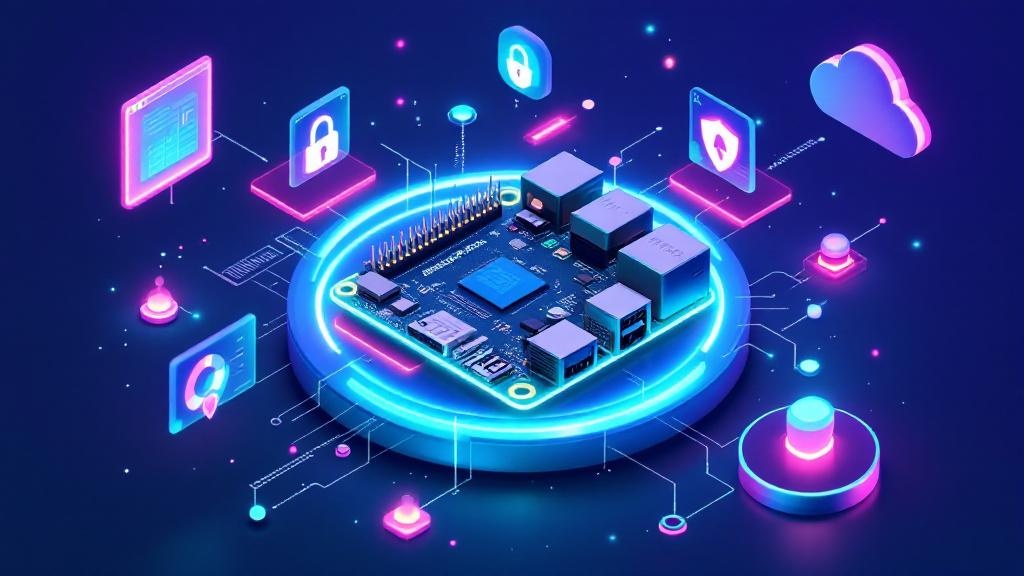 Raspberry Pi with connected peripherals, setting up a self-hosted server for personal projects and data hosting