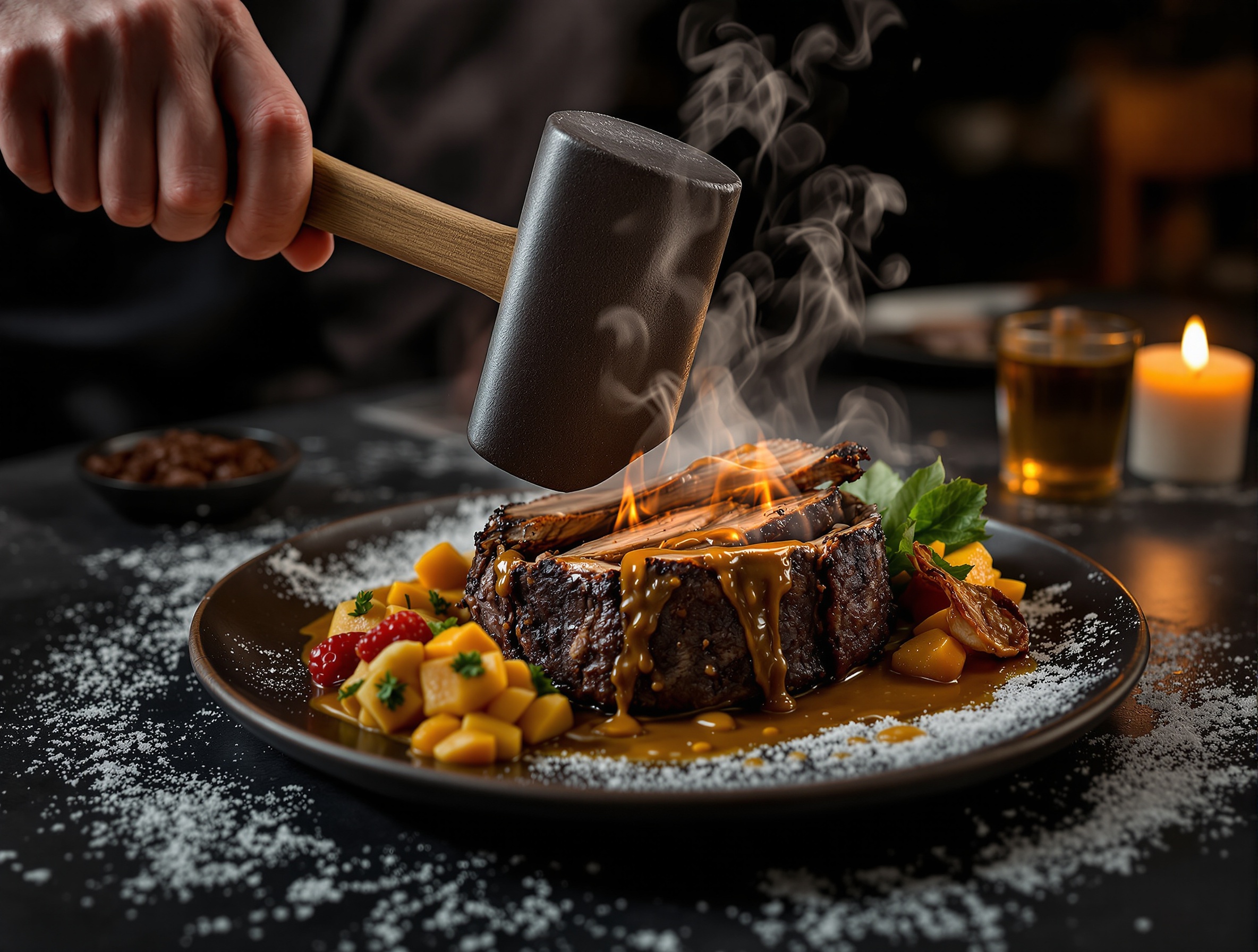 Terra Roxa — Costelinha com crosta de barro