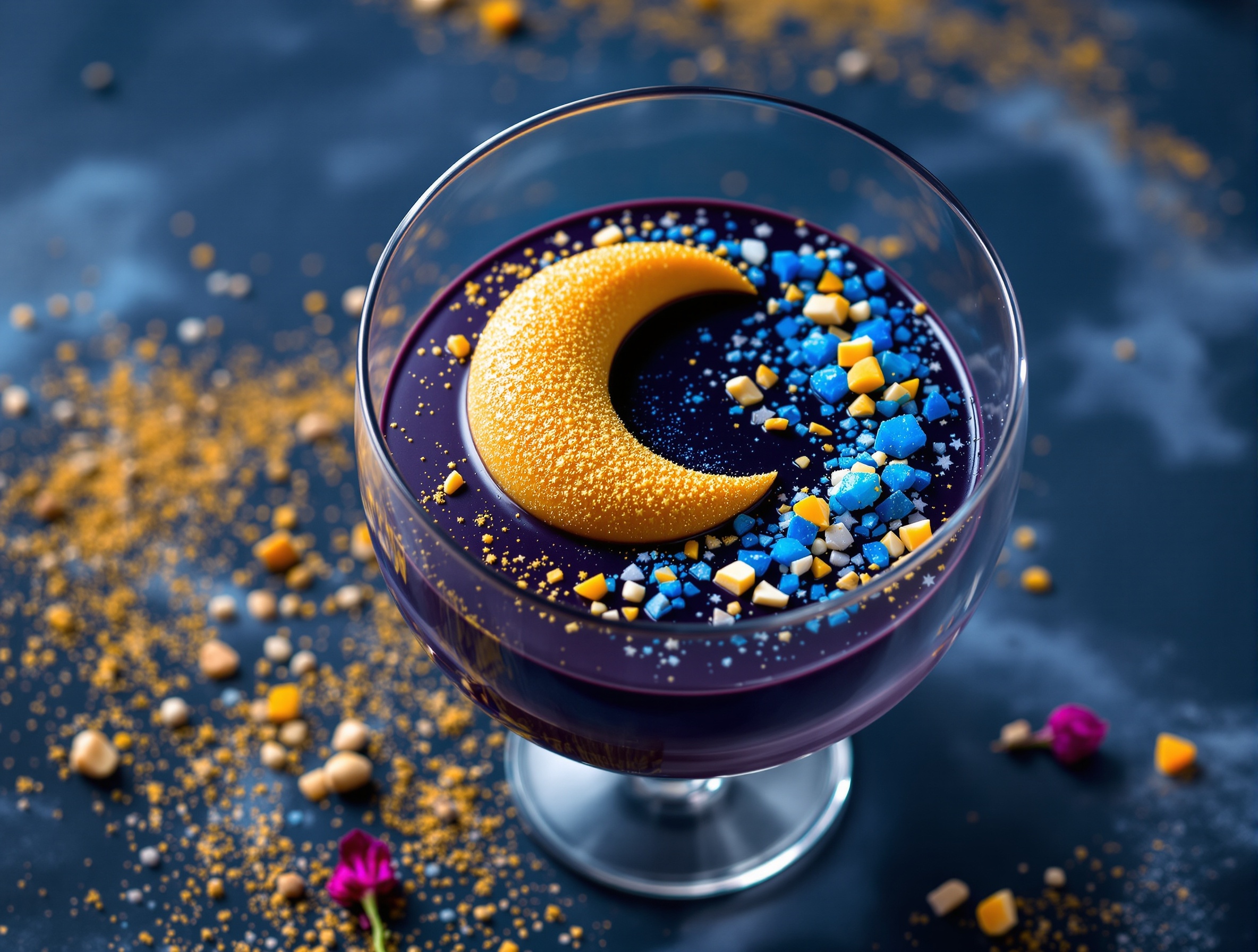 Noite de Lua Cheia — Mousse de açaí
