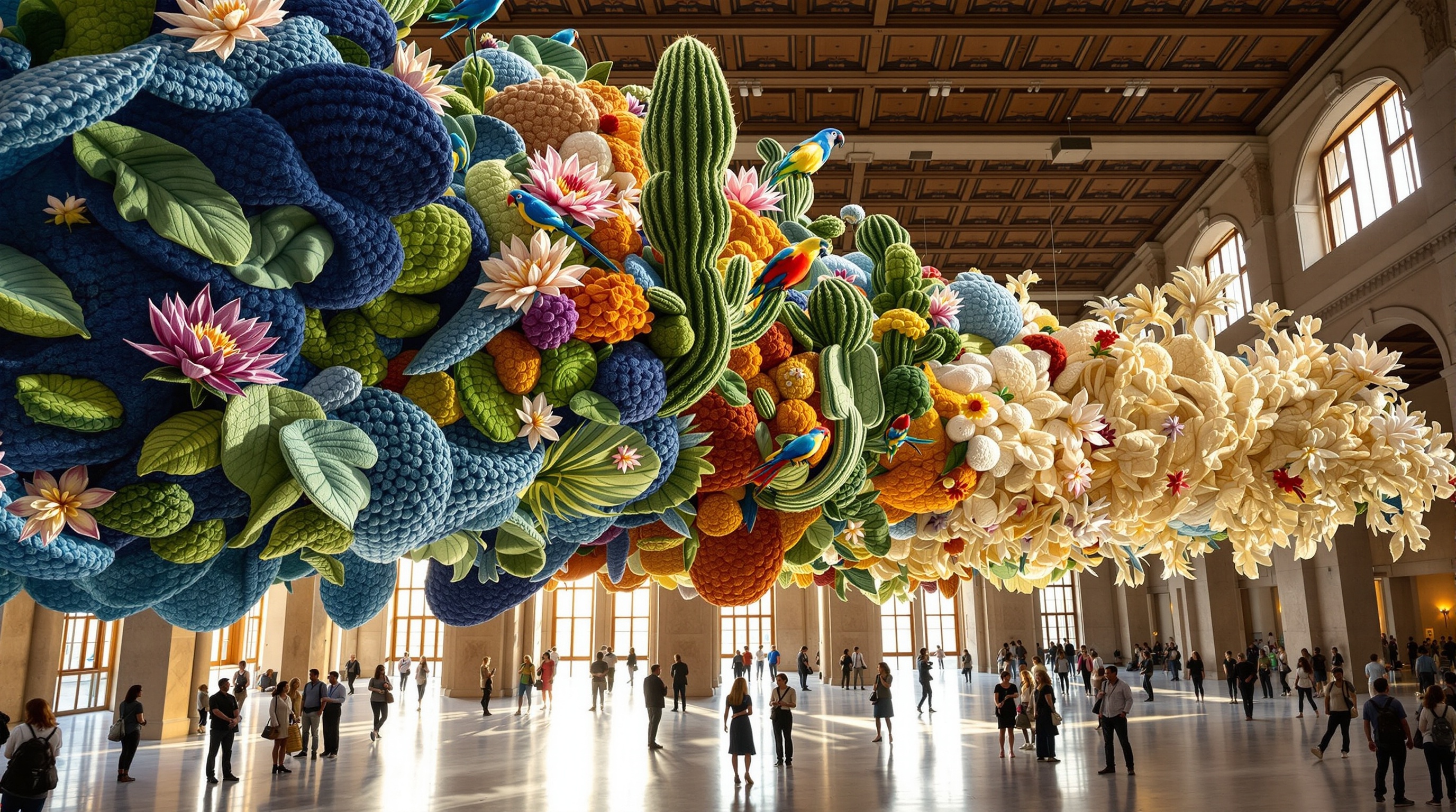 Instalação O Manto da Primavera — Bienal de Veneza 2015