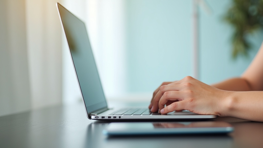 person using chatgpt laptop screen
