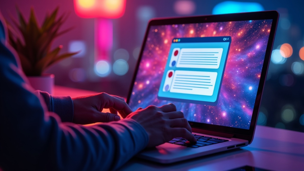 person using chatgpt laptop screen