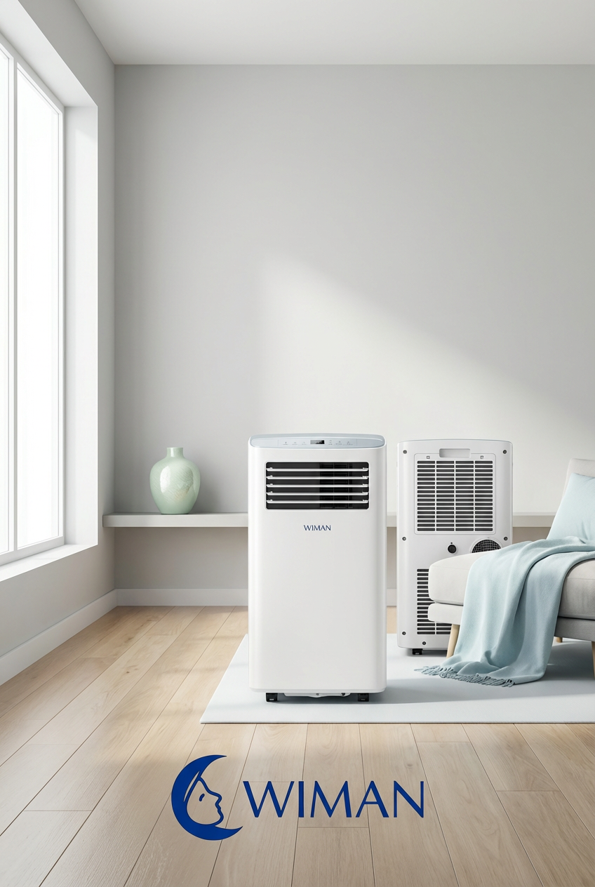 WIMAN Air แอร์เคลื่อนที่ 9000 BTU พร้อมระบบ No-Drain