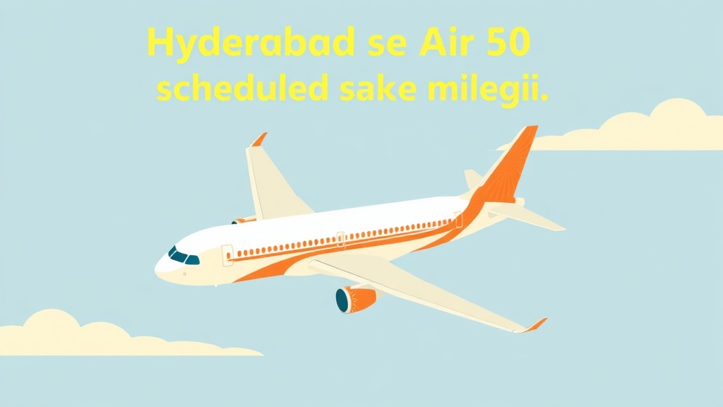Hyderabad se Air India ki 50 scheduled flights kaise milegi?
