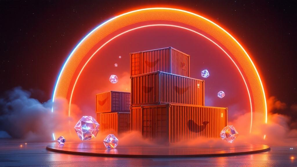 Docker container icons on a home server setup for self-hosting enthusiasts