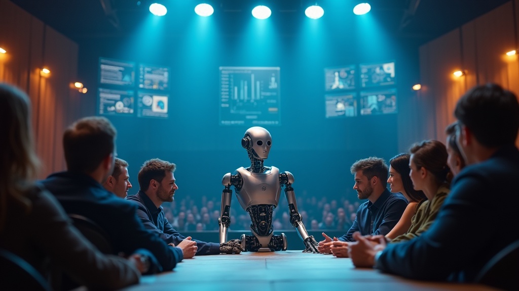 El robot humanoide Pepe ponente demostrando sus capacidades de interacción avanzada