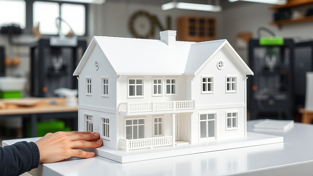 Maquette 3D immobilière PAMI3D impression grand format pour acheteurs