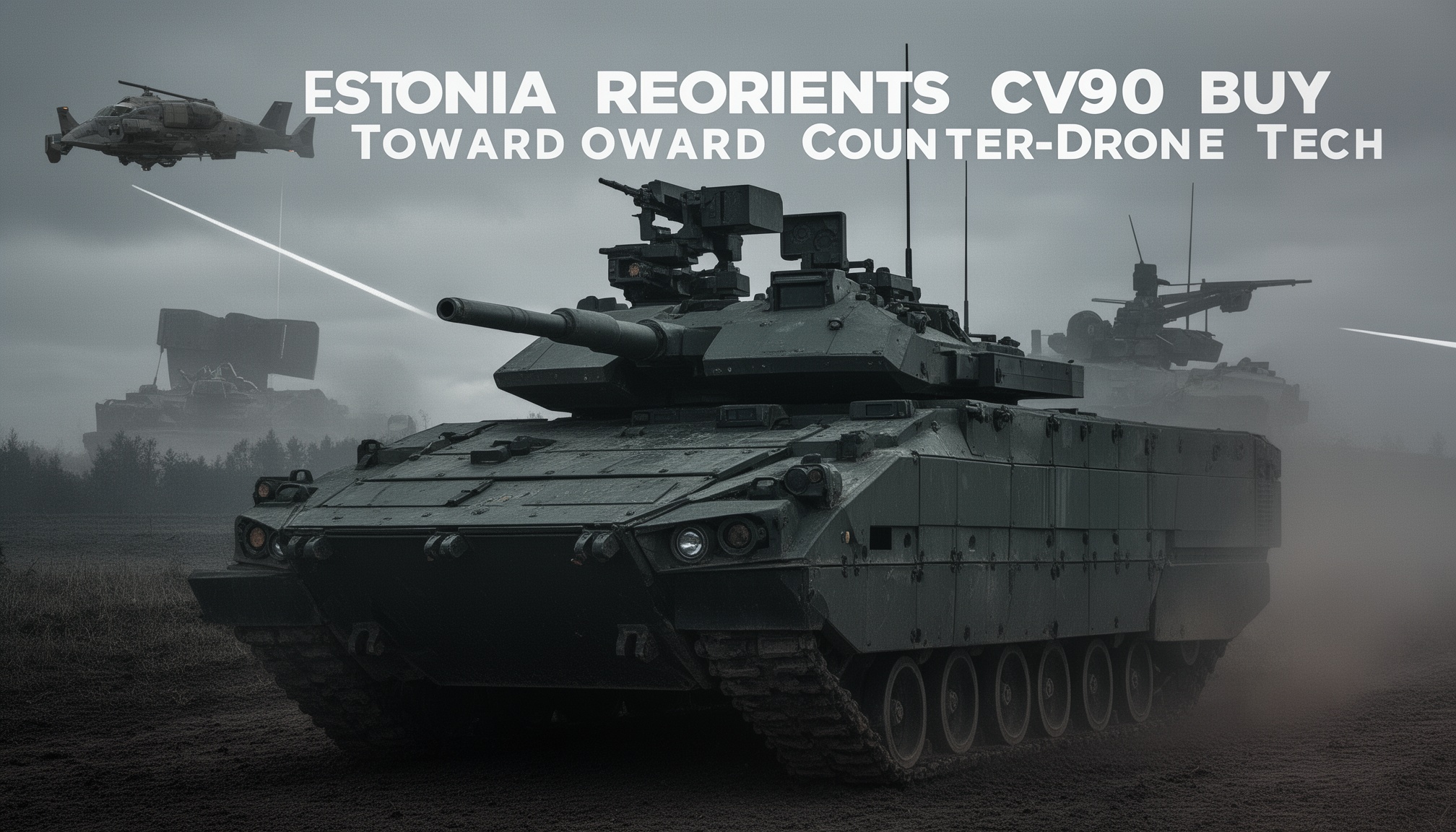 Estonia Reorients CV90 Buy Toward Counter-Drone Tech