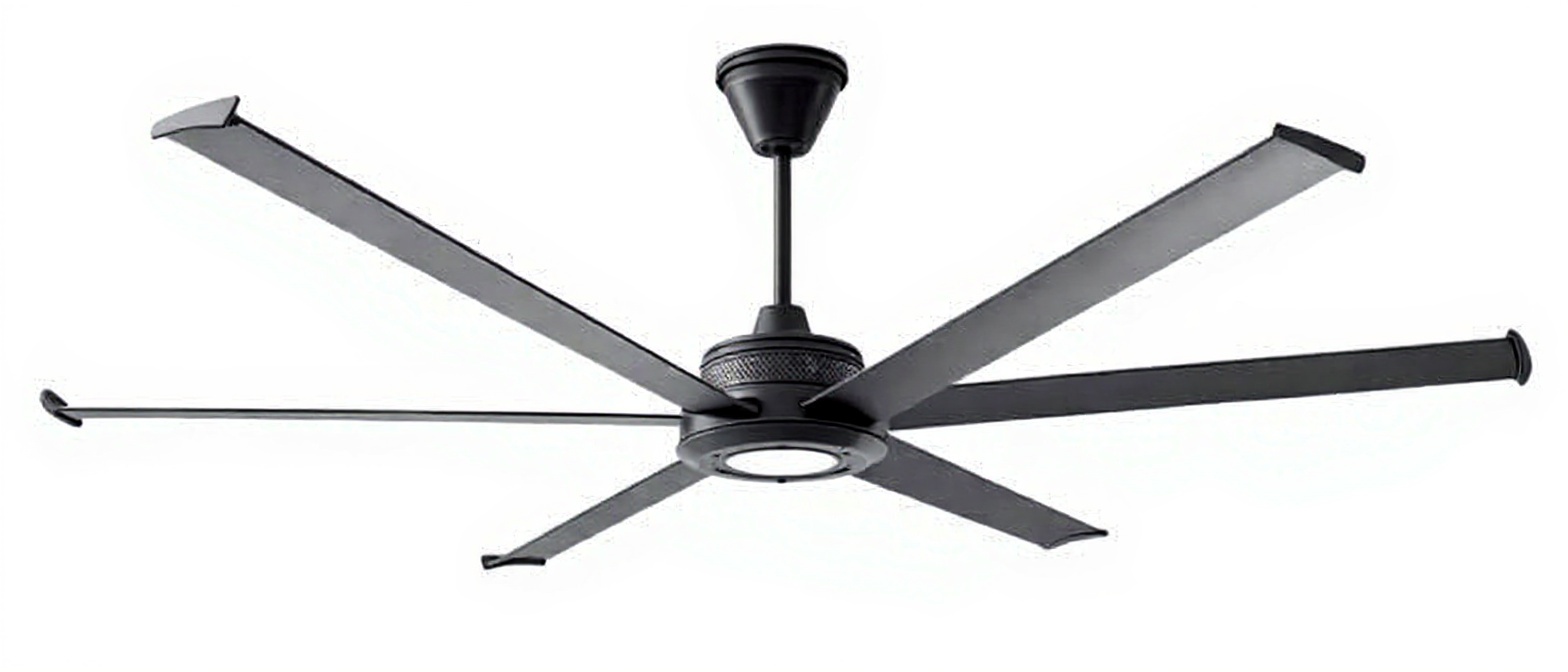 black ceiling fan — free 3D model