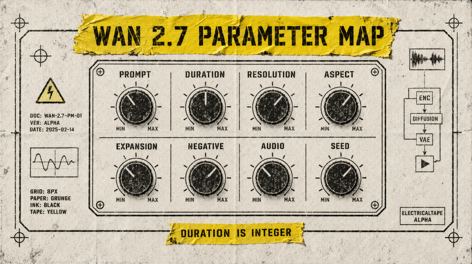 Wan 2.7 parameter surface map